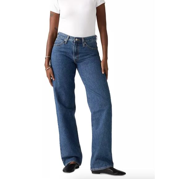 Levi's 94 Baggy Jeans Women's Size 25 Slouchy Mid-Rise - Picture 1 of 11